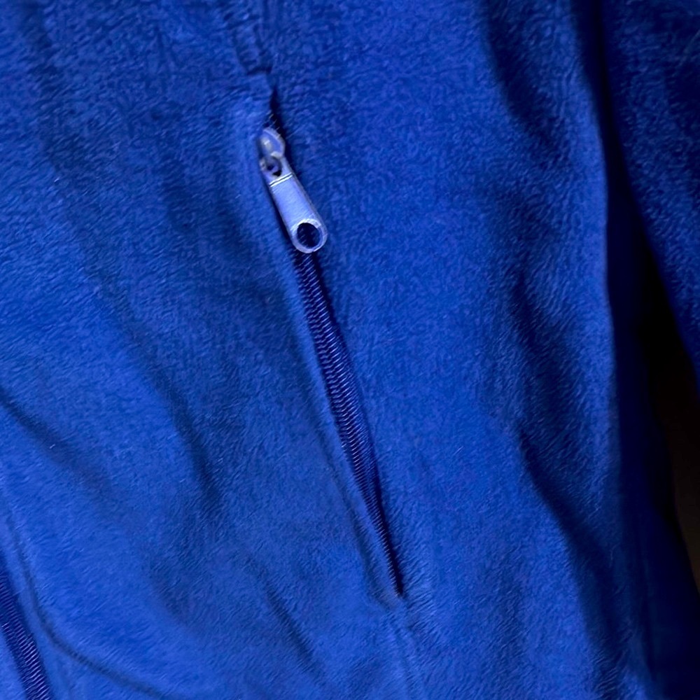 COLUMBIA‎ Sportswear Blue Basic Fitted Fleece Jacket Coat Womens Sz Small - Picture 4 of 6